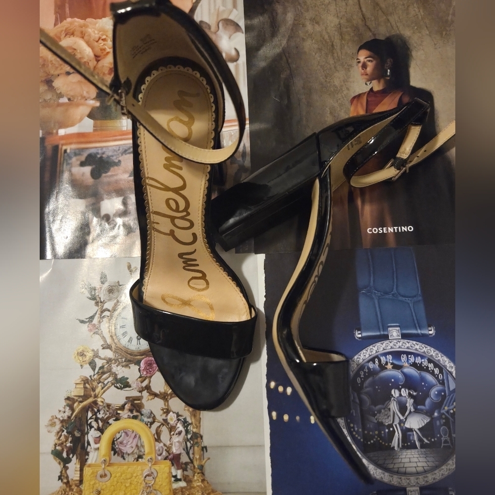 Sam Edelman Black Heels Classic Elegance - Picture 2 of 7